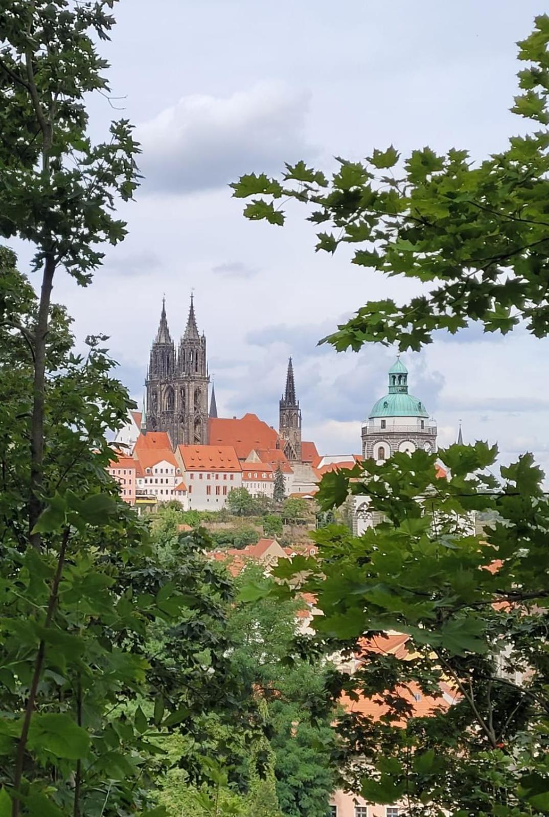Cosel Apartment Altstadt Radfahrer Balkon マイセン エクステリア 写真