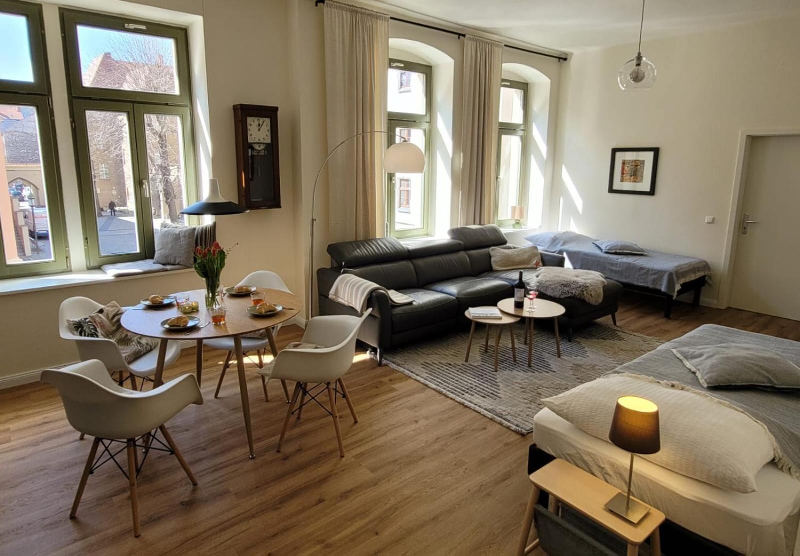 Cosel Apartment Altstadt Radfahrer Balkon マイセン エクステリア 写真