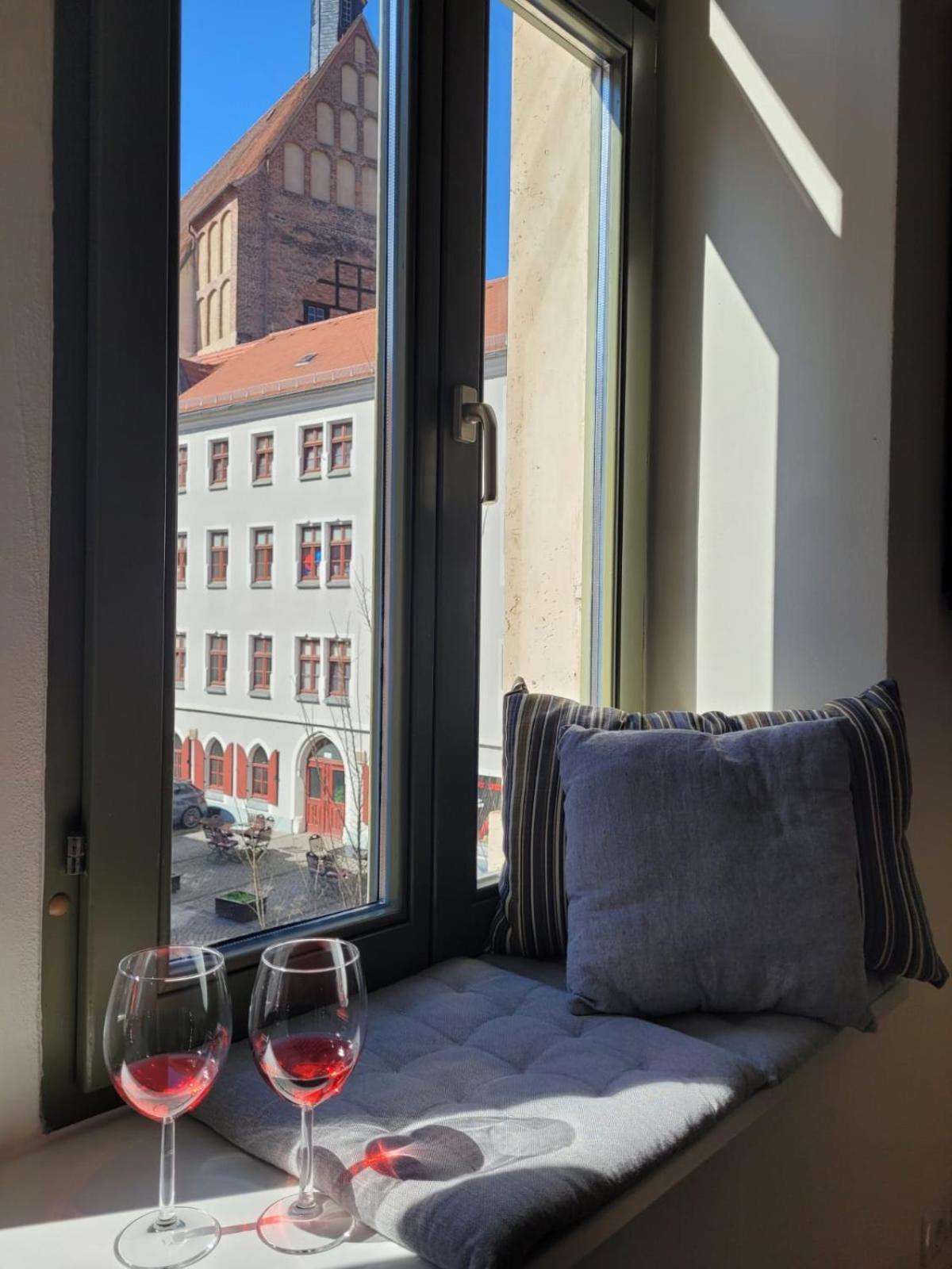 Cosel Apartment Altstadt Radfahrer Balkon マイセン エクステリア 写真
