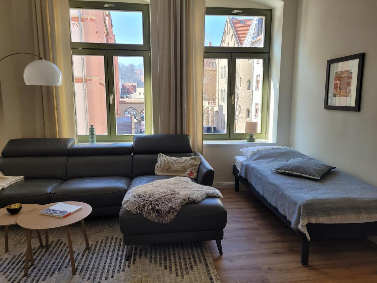 Cosel Apartment Altstadt Radfahrer Balkon マイセン エクステリア 写真