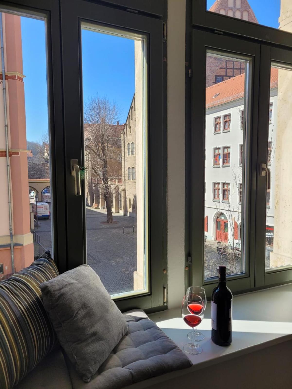 Cosel Apartment Altstadt Radfahrer Balkon マイセン エクステリア 写真